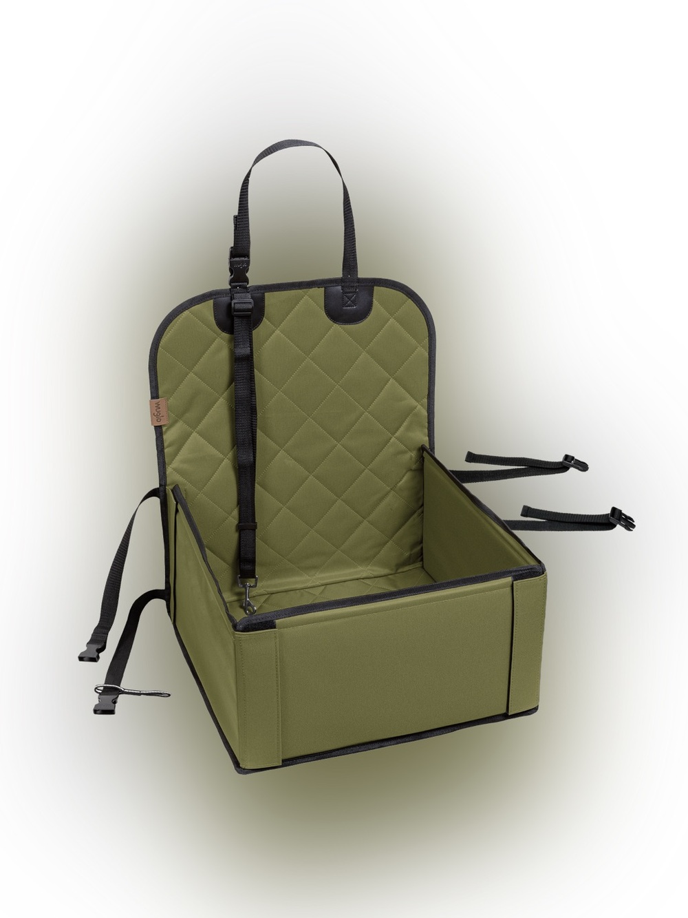 Sturdy Compact Dog Car Seat - 3 straps - eliminate interior dog hair & scratches - Picture 2 of 9